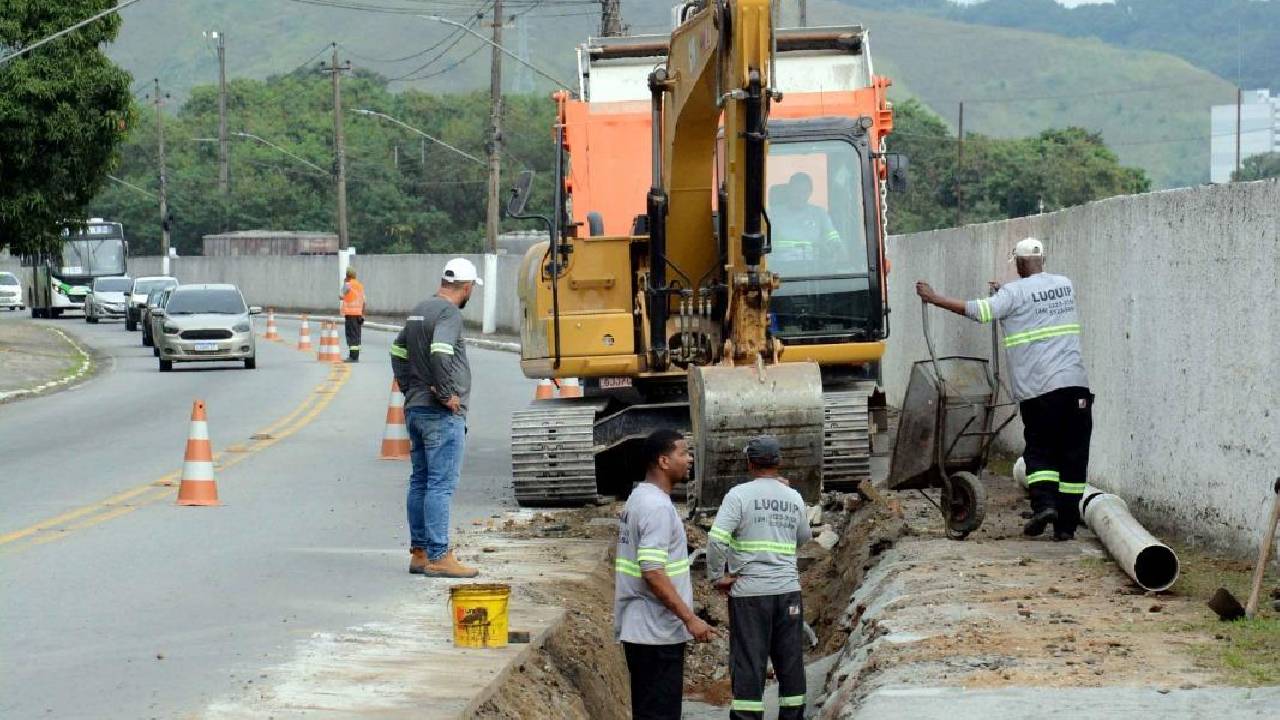 Barra Mansa avança com ampliação da rede de abastecimento de água entre Estamparia e São Judas