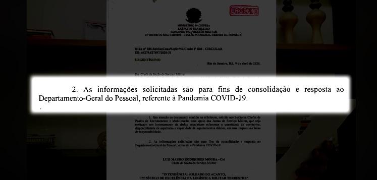 Exército pede levantamento sobre capacidade de sepultamentos no Estado do Rio