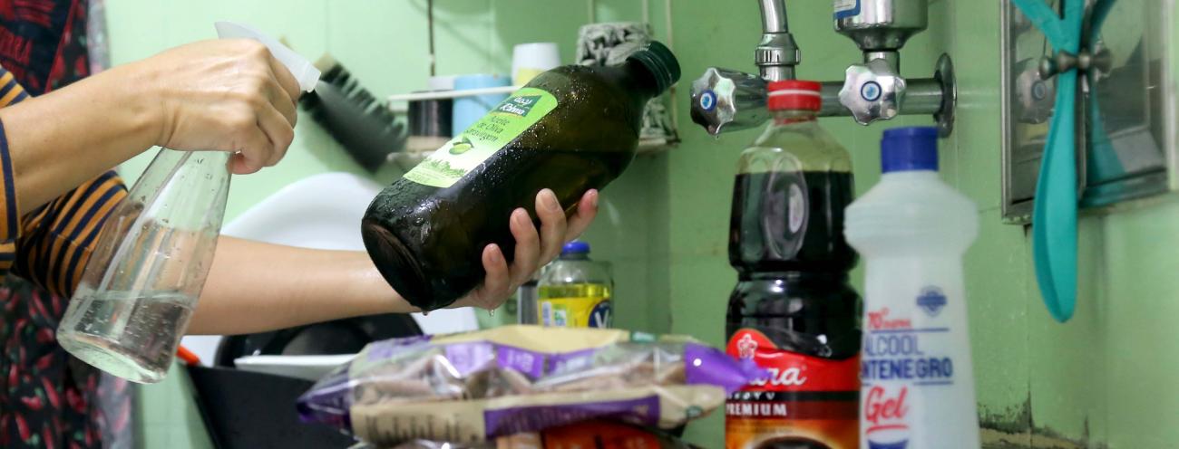 Bombeiros alertam sobre cuidados com o uso do álcool para higienização