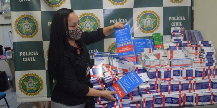 Polícia do Rio apreende R$ 1 milhão em medicamentos desviados da rede pública