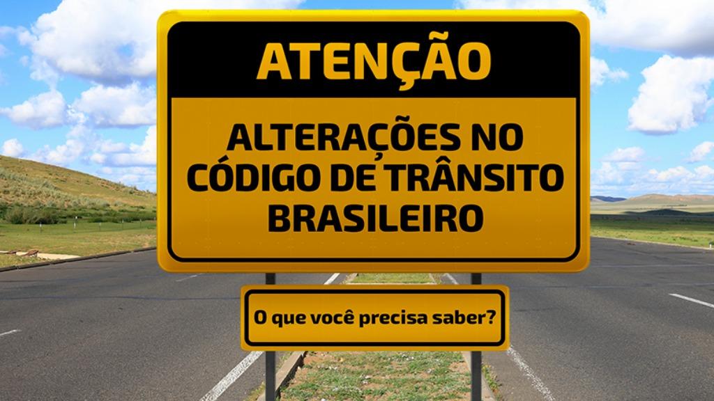 Alterações no Código Brasileiro de Trânsito começam a valer nesta segunda (12)