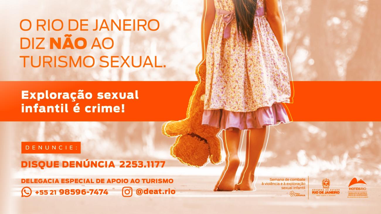 Estado realiza ação para conscientizar contra o turismo sexual infantil