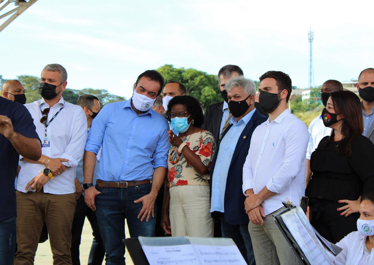 Em visita a Barra Mansa, governador reforça união com o deputado Marcelo Cabeleireiro