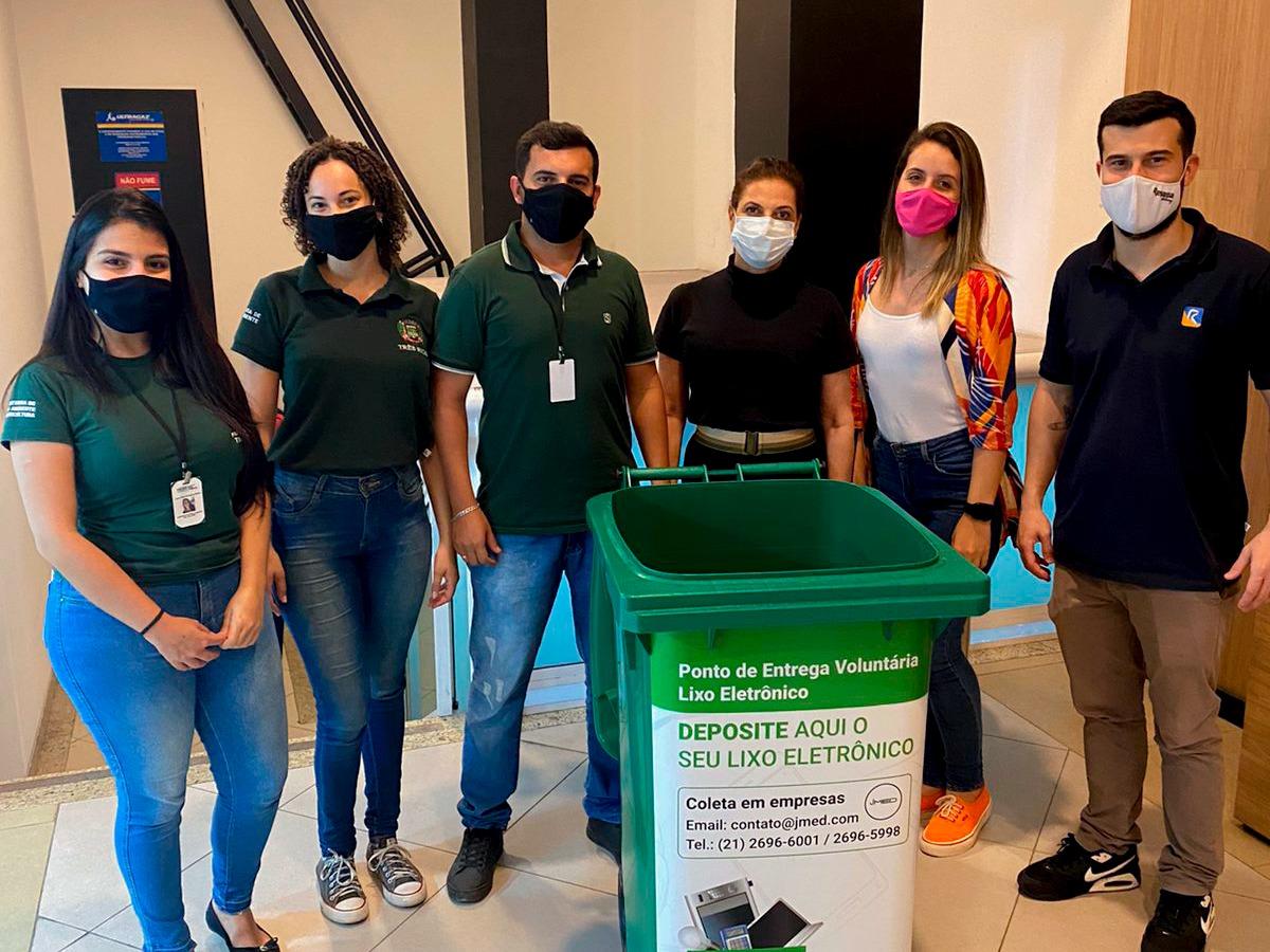 Secretaria de Meio Ambiente instala novos pontos de coleta de lixo eletrônico em Três Rios