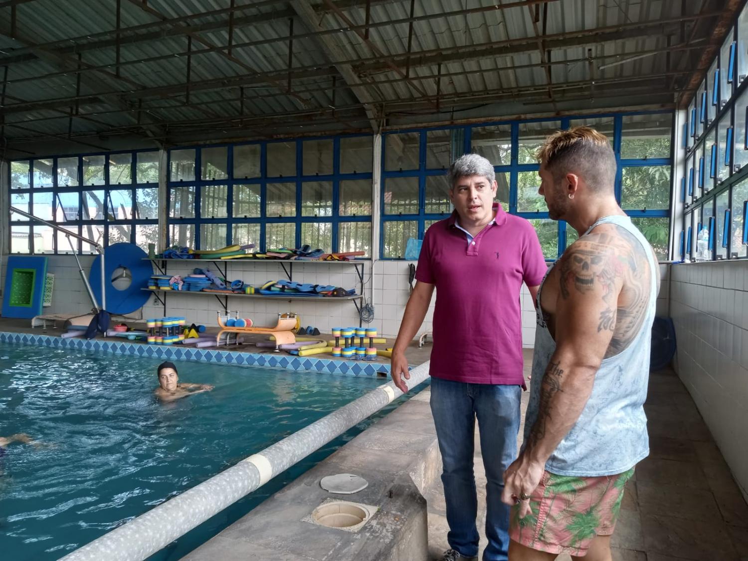 Rodolfo Levenhagem comemora o sucesso do projeto que oferta Hidroginástica na Apadefi