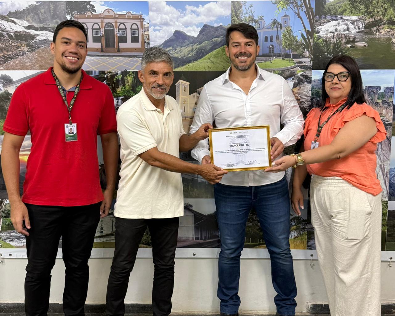 Rio Claro recebe Selo por excelência na gestão da Assistência Social