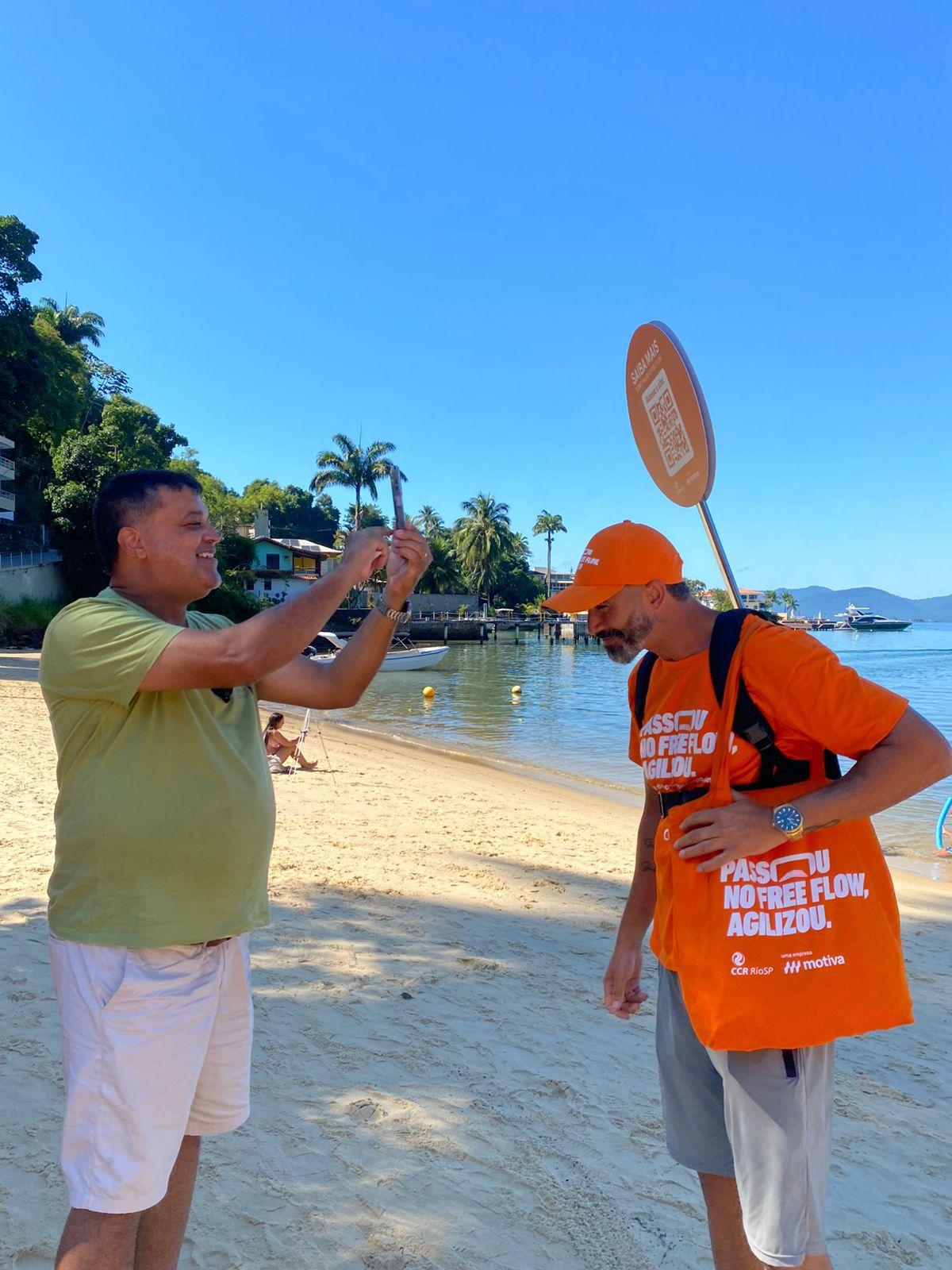 RioSP realiza ativações do Free Flow nas praias da Rio-Santos durante o feriado de Tiradentes