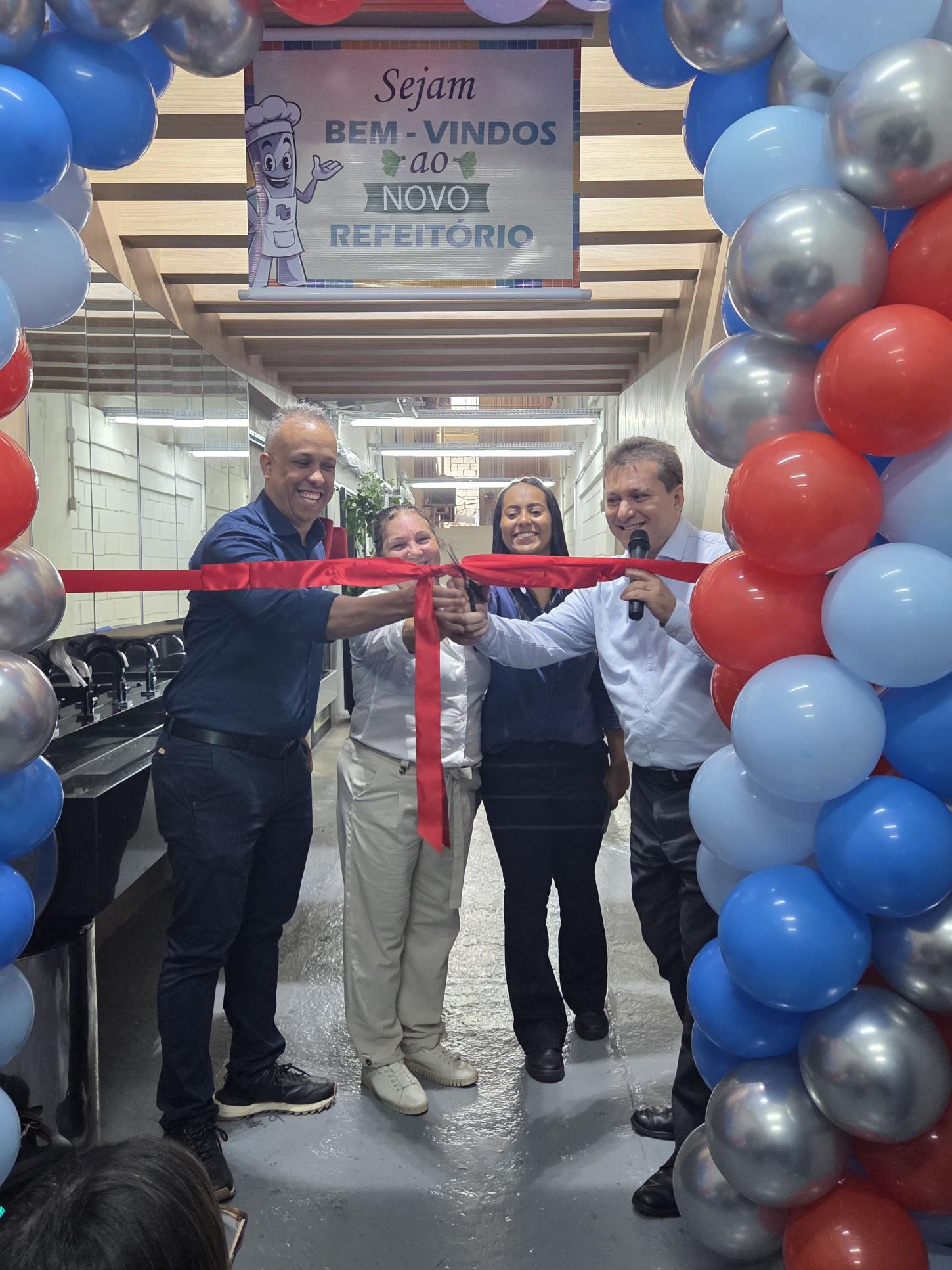 Cinbal investe em bem-estar e inaugura novo refeitório para colaboradores em Volta Redonda
