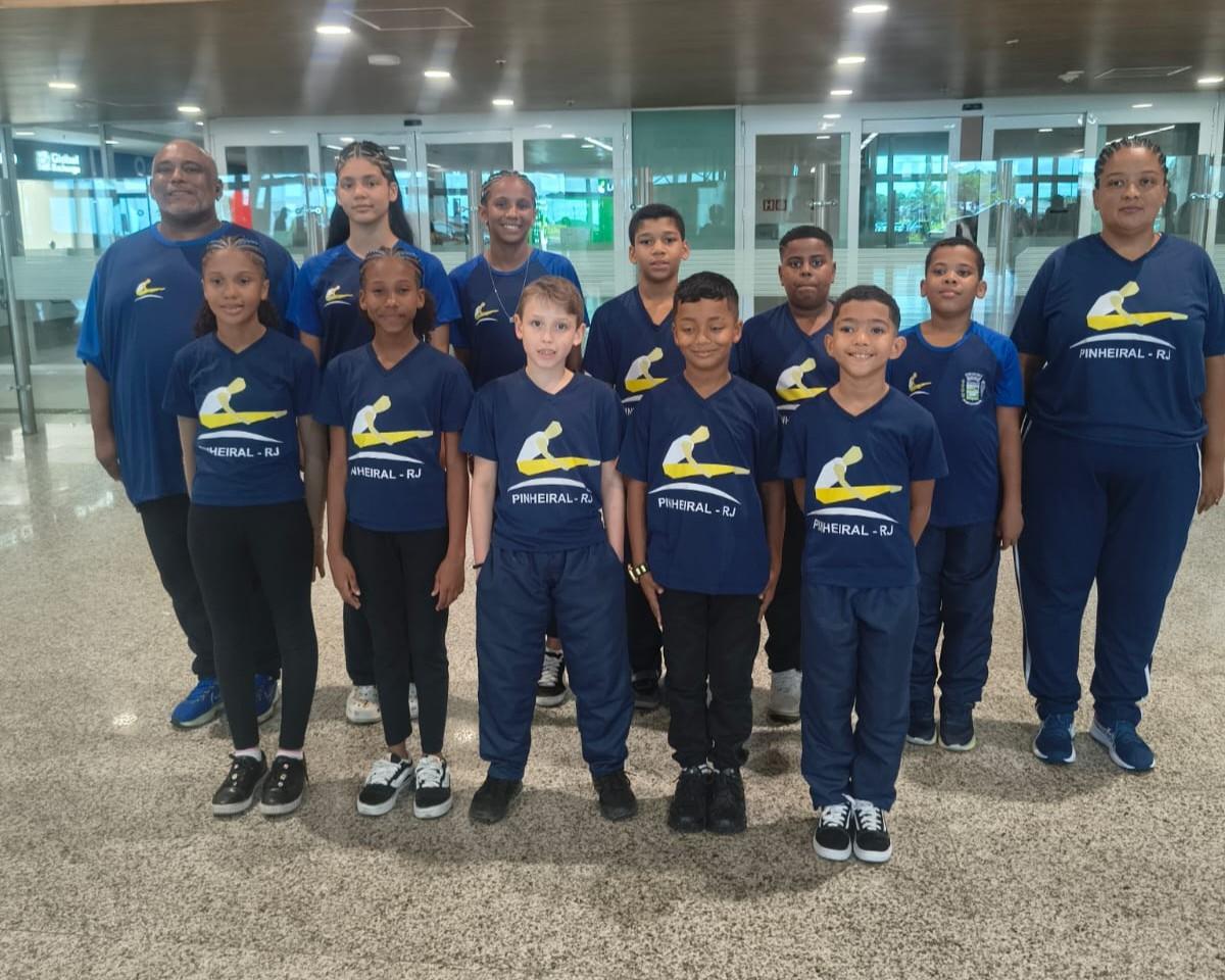 Pinheiral marca presença no Campeonato Brasileiro de Ginástica de Trampolim